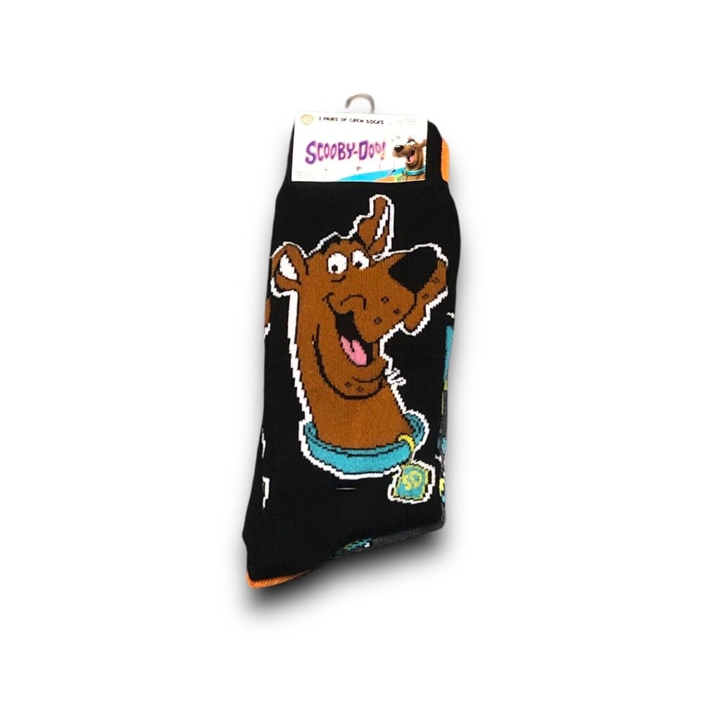 WB Scooby-Doo Men's Crew Socks - 2 Pairs